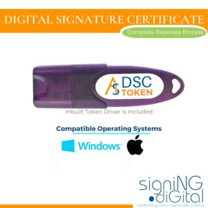 the compatible operating options of dsc token, providing user-friendly choices for seamless use and accessibility.