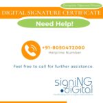 DSC Helpline +91-8050472000